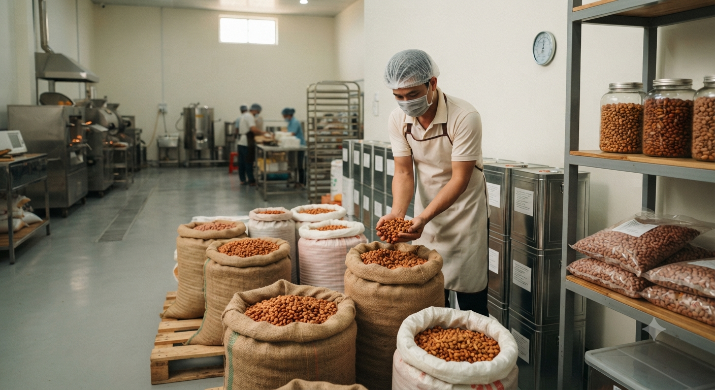 Các yếu tố ảnh hưởng đến chất lượng đậu phộng khi bảo quản